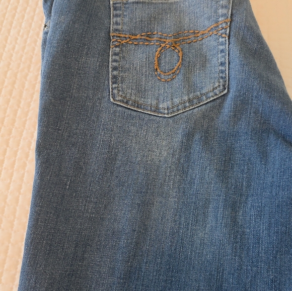 BCBG Paris Classic Blue Women's Wide Leg Jeans, Size 16 - Picture 9 of 11